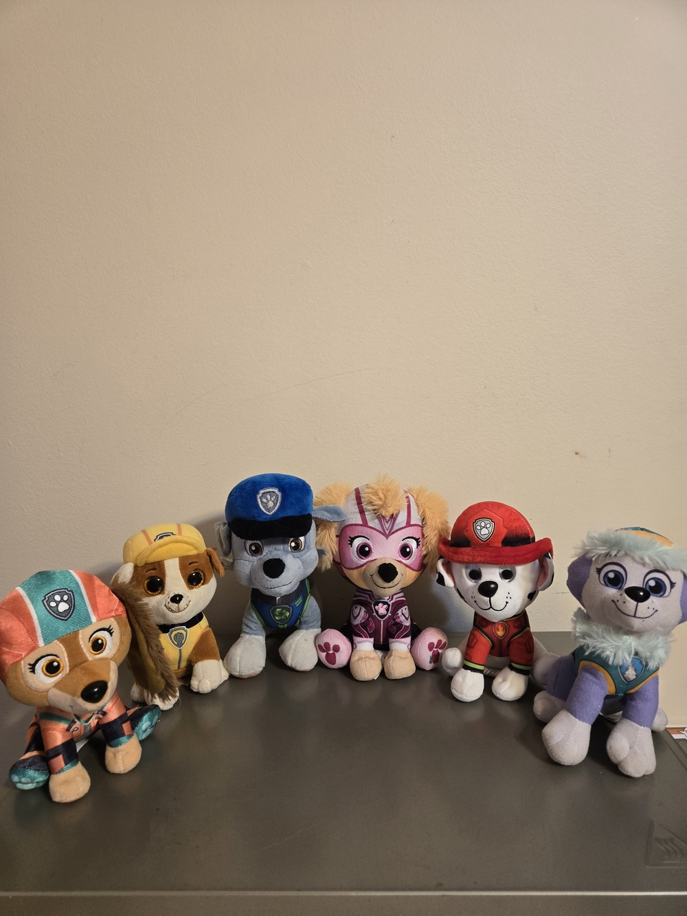 Assorted Paw Patrol 6" Plush Toy Set
